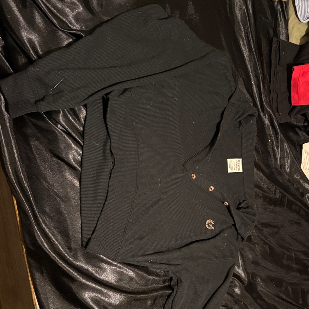 Black Long Sleeve Pj shirt